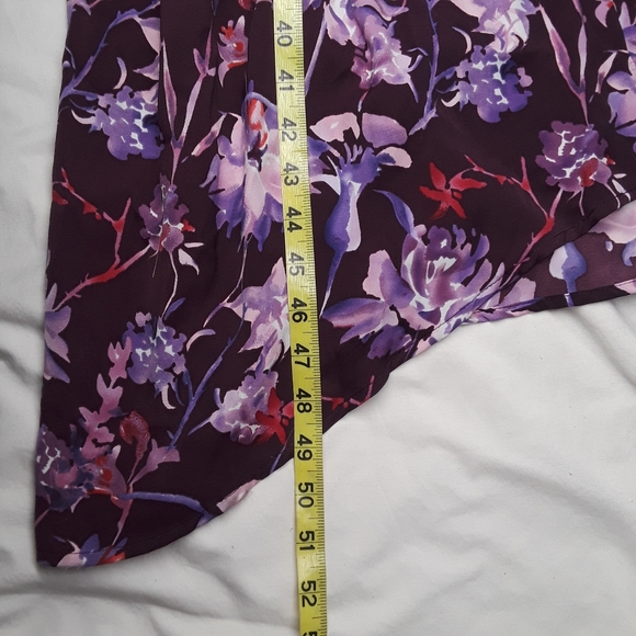 NWOT Who What Wear Floral Asymmetric Small Dress - Picture 10 of 10